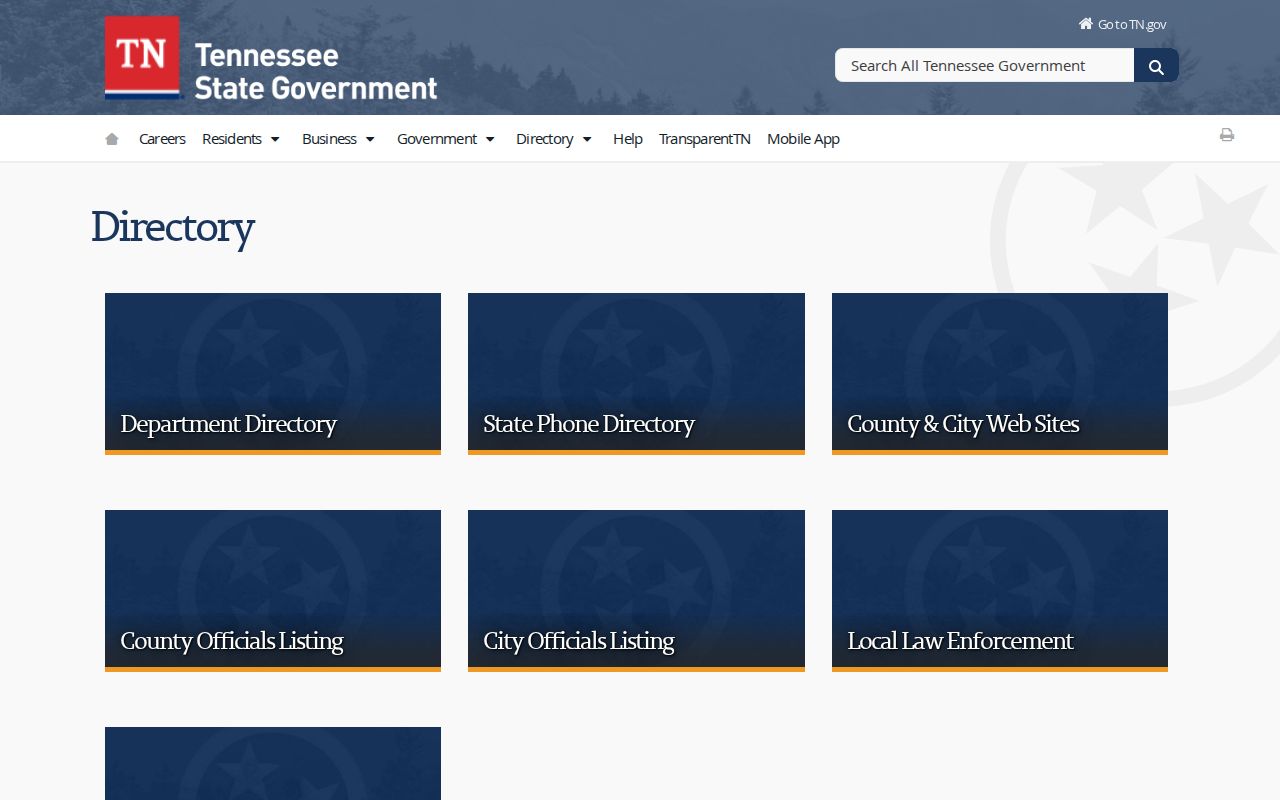 Knox County people directories Tennessee employee contacts