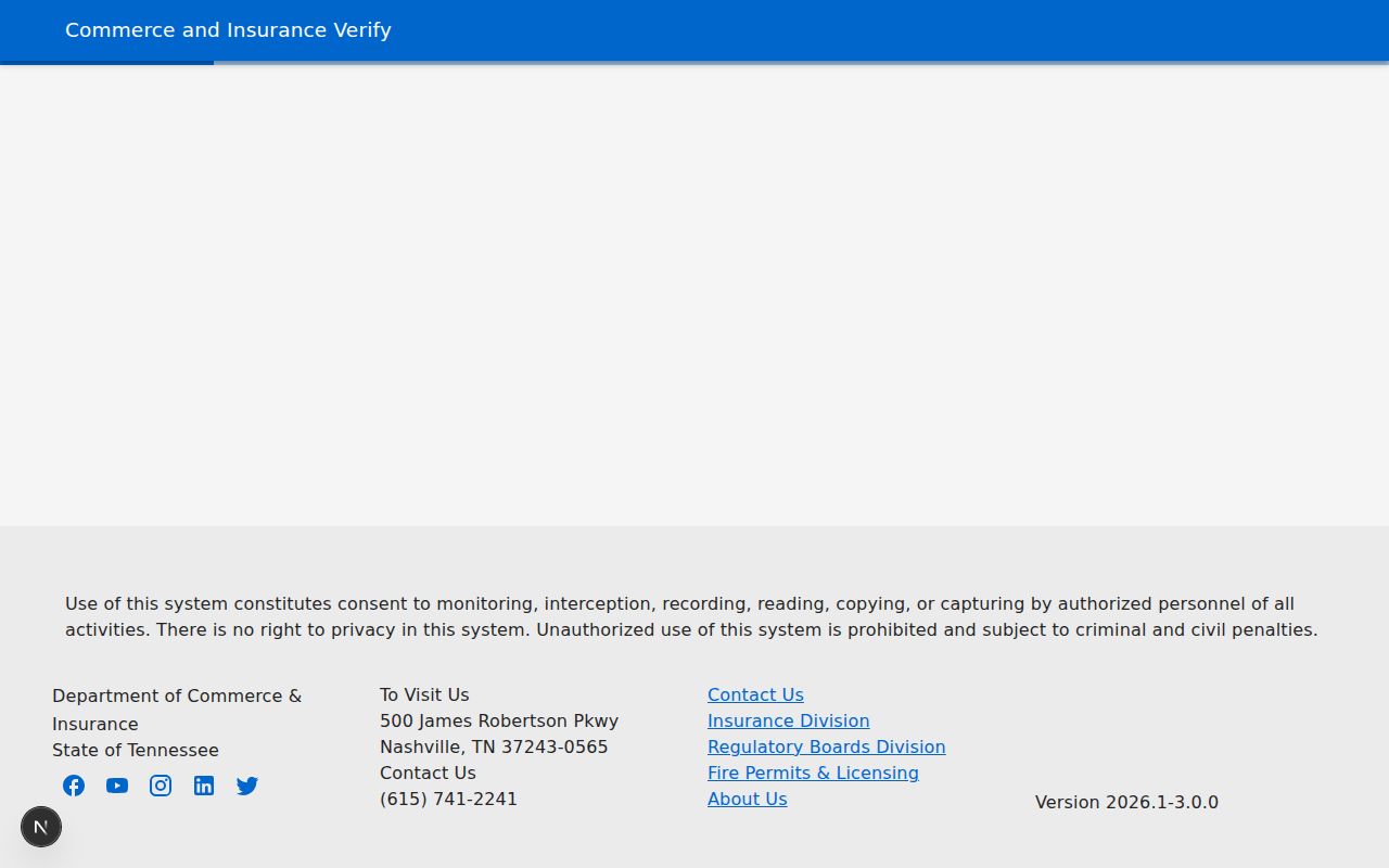 Knox County public records professional license verification portal
